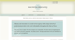 Desktop Screenshot of mauneyandassociates.com