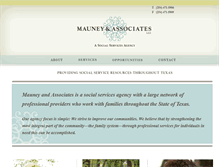 Tablet Screenshot of mauneyandassociates.com
